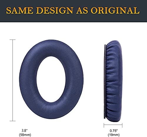 Professional Replacement Ear Pads Cushions, Earpads Compatible with Bose QuietComfort 35 (Bose QC35) and Quiet Comfort 35 II (Bose QC35 II) Over-Ear Headphones (Midnight Blue) - Thumbnail 3