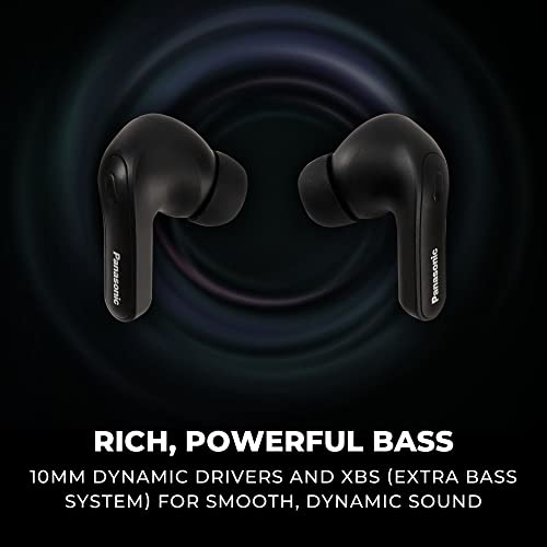 Panasonic Ergofit True Wireless Earbuds With Noise Cancelling, In Ear Headphones With Xbs Powerful Bass, Bluetooth 5.3, Charging Case - Rz-B310W #TOP6