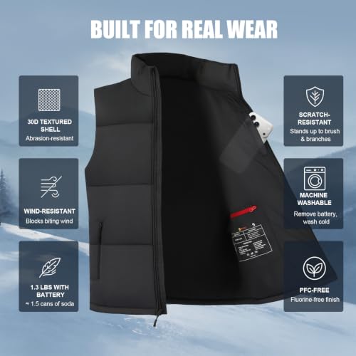 Men's Heated Puffer Vest - image 5