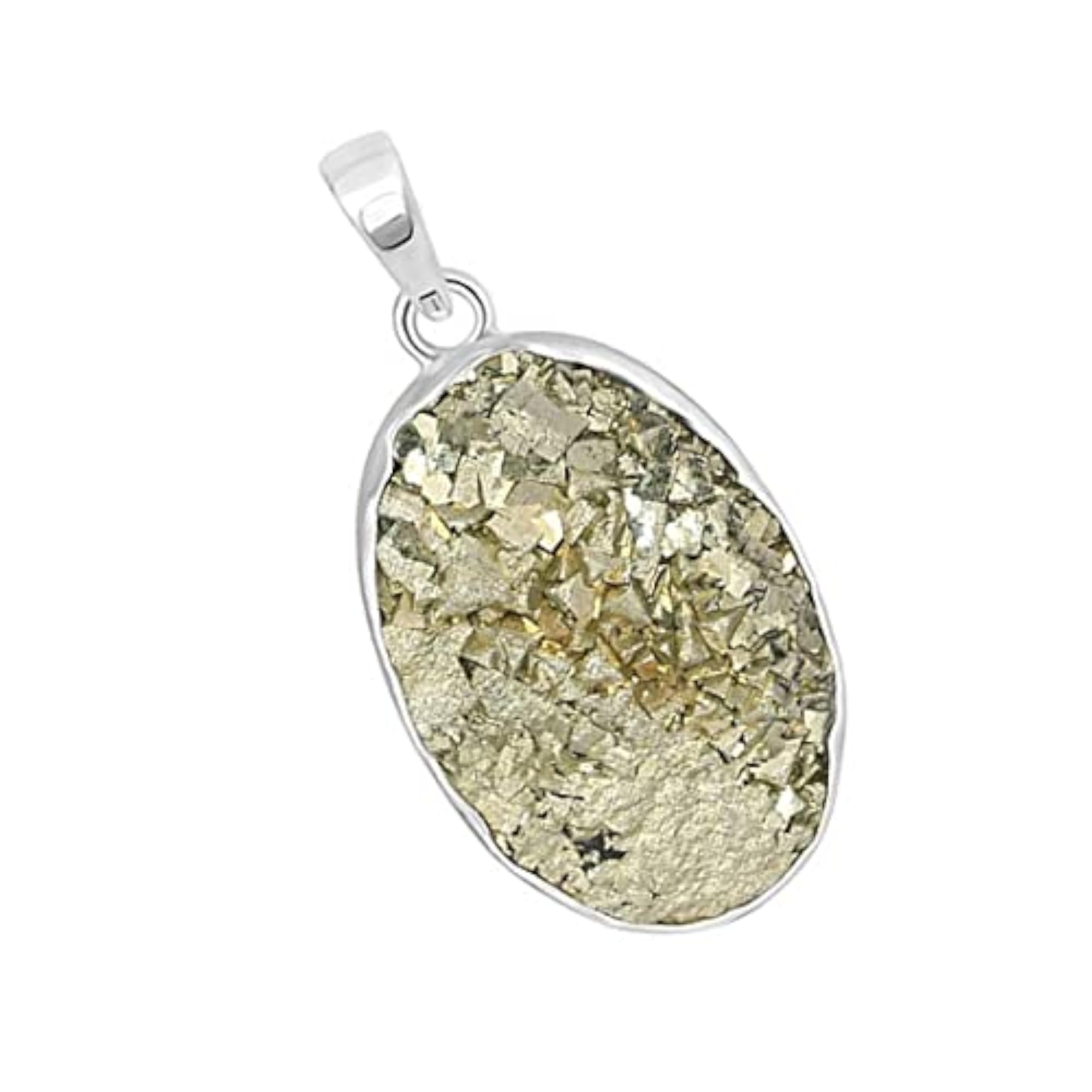 Natural Pyrite Rough Ring and Pendants Set
