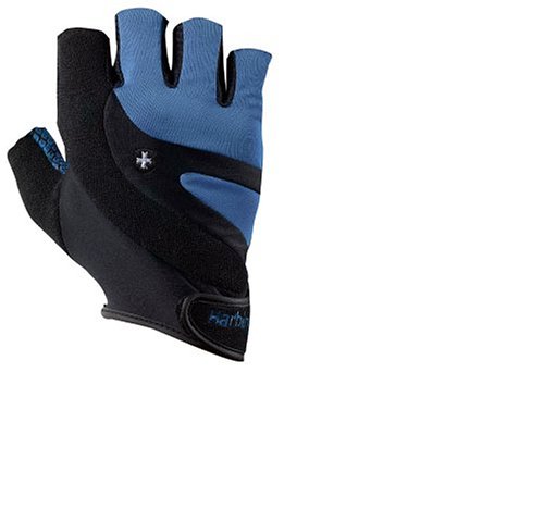 Guante de entrenamiento cruzado con agarre acolchado Harbinger XS azul