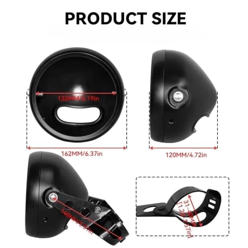 JVA2HP Phares avant pour phare Chopper – vue 6