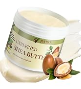 JUYRLE Shea Butter Raw Organic- Pure & Raw Virgin Unrefined, African Shea Butter for Hair, Extrem...