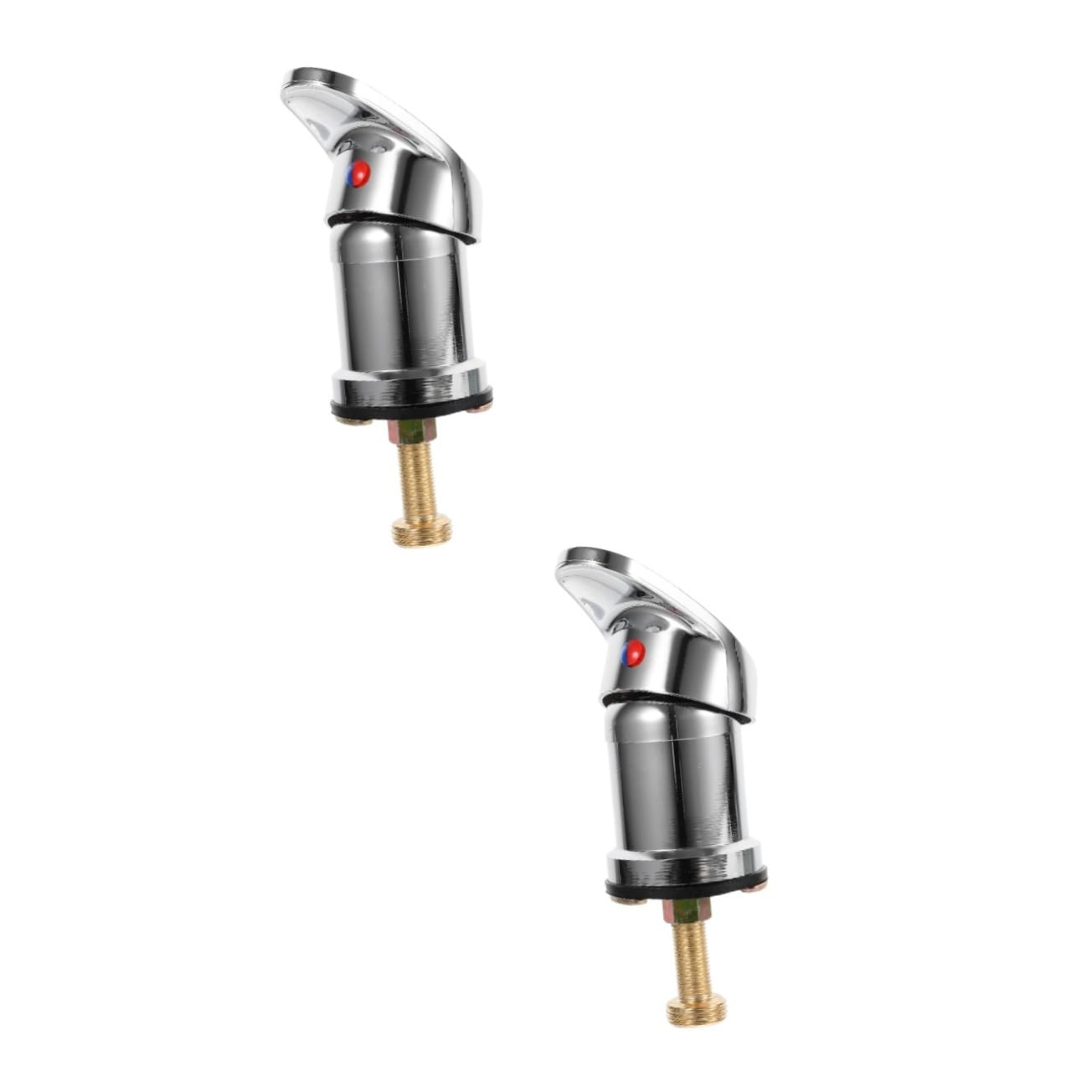 2 Pezzi Rubinetto Miscelatore Professionale per Lavaggio Rubinetto per Ciotola Shampoo Design Elegante e Facile Utilizzo Adatto per Lettini e Lavabi da Parrucchiere Materiale