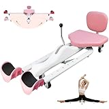 Beinspreizer Spagattrainer, 0-180° Verstellbares Beinstrecker Maschine, Verbessern Sie Ihre Flexibilität und Dehnqualität für Tanz,Ballett,Yoga,Gymnastik und Andere Sportarten(Einfache Installation)