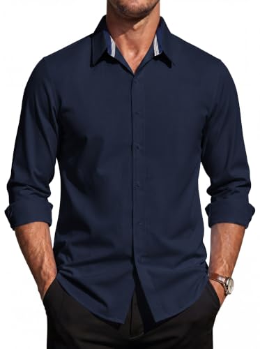 PJ PAUL JONES Herren Hemd Button Down Regular Fit Casual Freizeithemden
