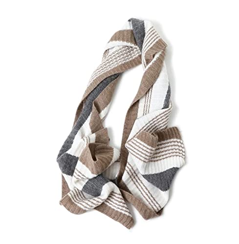 Tograt Scarf Shawl Scarves Wraps Cold Weather Scarves Winter Scarf Color Matching Thick Warm Cashmere Scarf (Color : Primary Color, Size : 185 * 35Cm) #TOP26