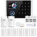 Produktbild Huwaioury 14-teiliges Set APP Control Wireless Home Security GSM Alarmanlage WiFi GPRS DIY Home Einbrecher Security Ring Alarmanlage Bewegungsmelder Mehrsprachig