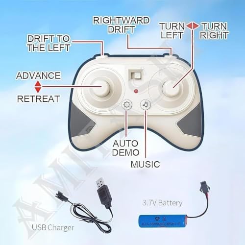 Image of Amitasha Dual Sided Remote Control Car for Boys 4x4 Rechargeable Off-Road Car 360 Drift Stunt Car for Kids Double Side 4WD High-Speed Climbing Vehicle RC Car