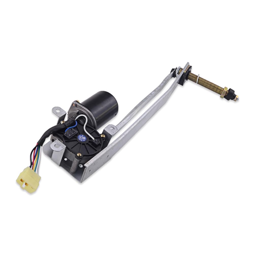 Wiper Motor with Arm R-7, Compatible with EC R-7, Heavy-Duty Construction Equipment