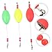 NULYLU 3pcs Buoyancy Fishing Floats and Sea Fishing Accessories for Freshwater and Use
