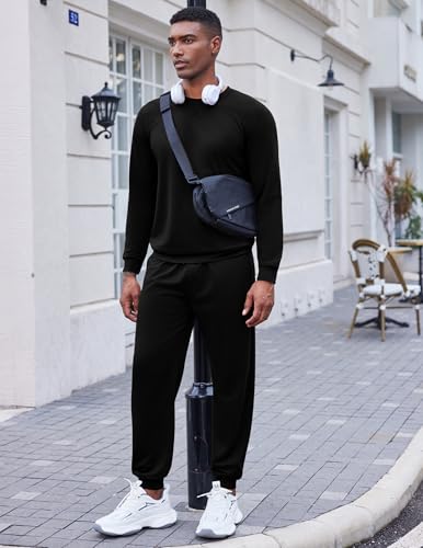 COOFANDY Men's Tracksuit 2 Piece Long Sleeve Pullover Jogging Track Suit Athletic Casual Sweatsuit2