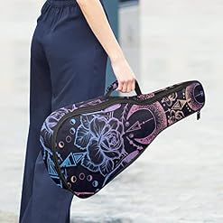 Sac pour ukulélé avec symbole astrologie magique, housse de transport pour ukulélé, housse imperméable Oxford 10 mm d… - Les Beatles, Paul McCartney, John Lennon, RIngo Starr, George Harrison Sac pour ukulélé avec symbole astrologie magique, housse de transport pour ukulélé, housse imperméable Oxford 10 mm d… – Image 6