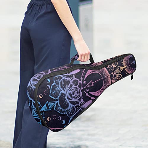 Sac pour ukulélé avec symbole astrologie magique, housse de transport pour ukulélé, housse imperméable Oxford 10 mm d… - Les Beatles, Paul McCartney, John Lennon, RIngo Starr, George Harrison Sac pour ukulélé avec symbole astrologie magique, housse de transport pour ukulélé, housse imperméable Oxford 10 mm d… – Image 7