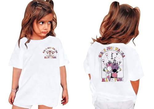 Image of Magical Shirt for Girl: Magic Kingdom Prinecess Tshirt Princess Shirts Youth Girls Cute Family Vacation Trip Tee