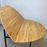 Plateau de table pliable : Ce plateau en bois est pliable grâce à une boucle de fixation située en bas. Une fois plié, la boucle se ferme. Pratique à utiliser et à ranger, il se glisse facilement dans les coins, les placards ou les coffres, optimisant ainsi l'espace