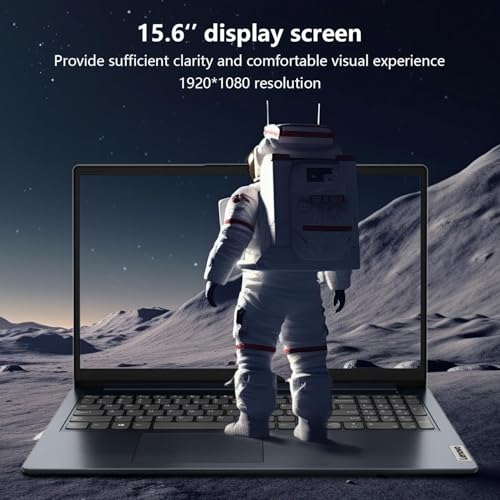 Image of Lenovo IdeaPad 1i Laptop, 15.6 Inch FHD Touchscreen, Intel Core i5-1235U Processor, 16GB RAM, 512GB SSD, Webcam, HDMI, Wi-Fi 6, Windows 11 Pro, Blue, with Microsoft 365 for The Web
