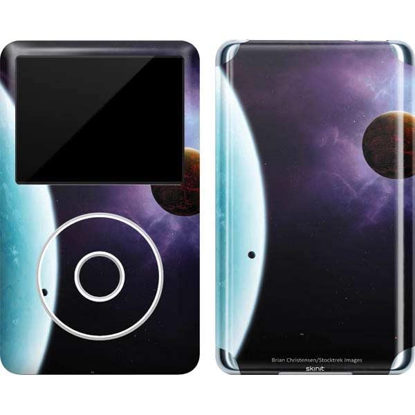 Skinit Decal MP3 Player Skin Compatible with iPod Classic (6th Gen) 80GB - Officially Licensed StockTrek Two Planets Born from The Same Star Design