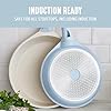 GreenLife 8 Piece Ceramic Nonstick Cookware Set, Induction Suitable Non Toxic PFAS-Free Pots & Pans, Dishwasher Safe, Cooking Set, Stock Pot, Saucepans & Frying Pans, Kitchen Cooking, Light Blue #5
