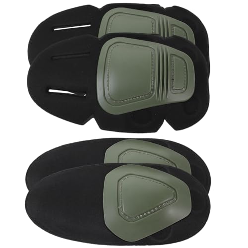 KOMBIUDA 1Set Wrist Guard and Knee Elbow Pad Protective for Outdoor Sports Comfortable and Breathable for Active Use