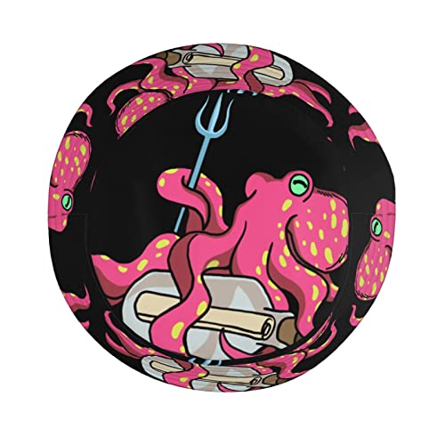 Chapéu quatro estações estampa de polvo chapéu de balde de inverno frio chapéu de sol viagem ao ar l