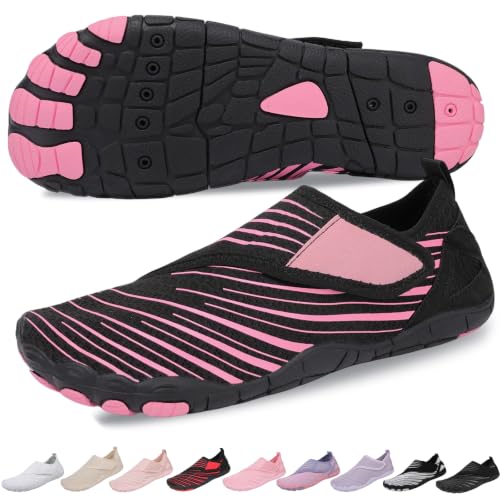 Image of Voyabarefoot Shoes for Women Men 2026 Upgrade Wide Toe Box Barefoot Hiking Sandals,Non-Slip Adjustable Water Shoes for Beach Walking Travel, Comfortable Slip On Walking Shoes