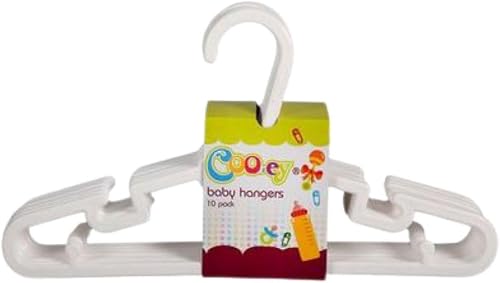 Cooey Baby Hangers Pack-10 White