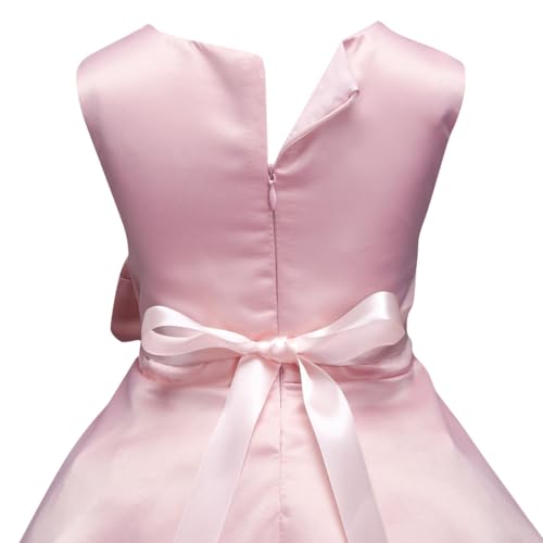 Image of Hopscotch Girl's Polyester Blend Fit and Flare Knee-Length Party Dresses