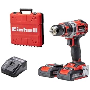 Einhell Te-Cd 18/50 Li-I Bl Trapano Avvitatore A Percussione A Batteria Powe X-Change 18 V, Nero Rosso, 19 x 7.5 x 24 cm, 2.35 Kg Solo