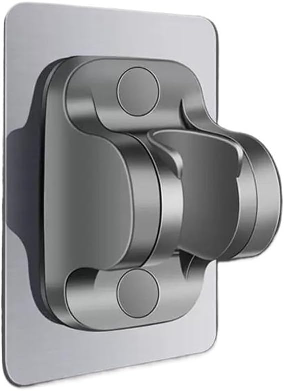 Shower Head Holder Shower Head Holder, Shower Bracket Holder No Punching Adjustable Bathroom Accessories Multicolor Pack of 1/2/3(Gray,3PCS)