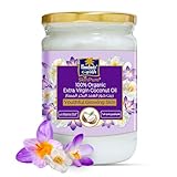 Parachute Advansed SkinPure 100% Organic Extra Virgin Coconut Oil with Vitamin E & F |Face & Body Oil Moisturizer| For Youthful, Glowing Skin| Evens Skin Tone| Cold Pressed | 6.7 fl.oz | Glass Jar