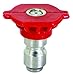 Valley Industries PK-85201030 Pressure Washer Spray Nozzle Tips ? 0 Degree, 30 Orifice, Red