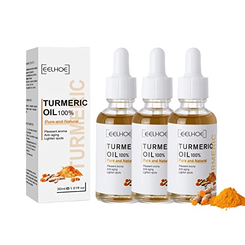 Turmeric Serum, Dark Spot Correcting Serum, Hyperpigmentation Treatment, Dark Spot Corrector - Skin Brightening Serum (30ml, 3pc