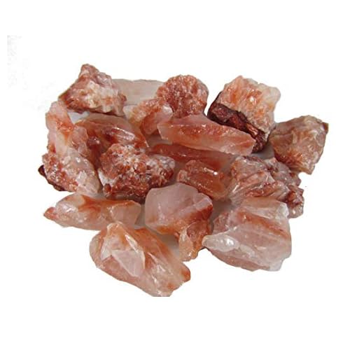 CircuitOffice 1 Lb Red Calcite, Raw Dragon's Blood Calcite, 1-2" Size, Natural Rough Healing Crystals for Cabbing, Tumbling, Cutting, Lapidary, Polishing, Reiki, Crytsal Healing, Metaphysical