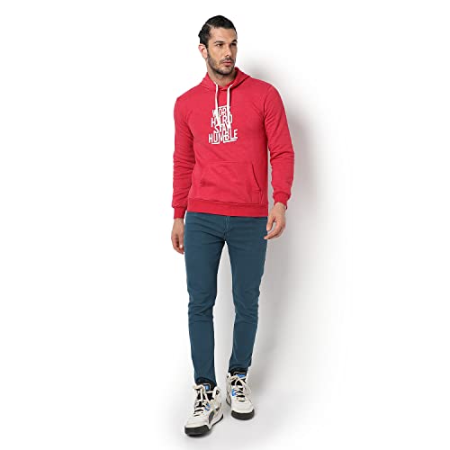 Image of CAHOOT Men's Printed Sweatshirt Regular Fit for Casual Wear | Full Sleeve | Cotton | Stylish Sweatshirt Crafted with Comfort Fit and High Performance for Everyday We