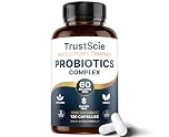 Probiotics for Gut - Bio Cultures Complex Probiotics & Prebiotics – Digestive Support – 60 Billion CFU – 120 Capsules – 20 Live Cultures incl. Lactobacillus & Bifidobacterium – Digestive Comfort