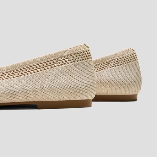Image of VIVAIA Tila Women's Wide Toe Box Flats, Allday Comfort Wide Width Ballet Flats for Women, Cushioning Foldable Lightweight Flat Shoes