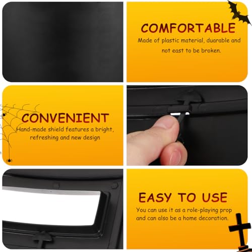 ABOOFAN Riot Schild Spielzeug Für Jungen -Team-Spielzeug -Spielzeug Spielzeug Schutzschild Party- Requisite Polizeischild Spielzeug Schild Modell Aufstand Kind Kleidungsset