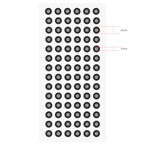 creality official 30 mm 3d scanning marker for 3d scanner 3d tracking dot reference point markers diffuse reflection markers 5 sheet 420 dots