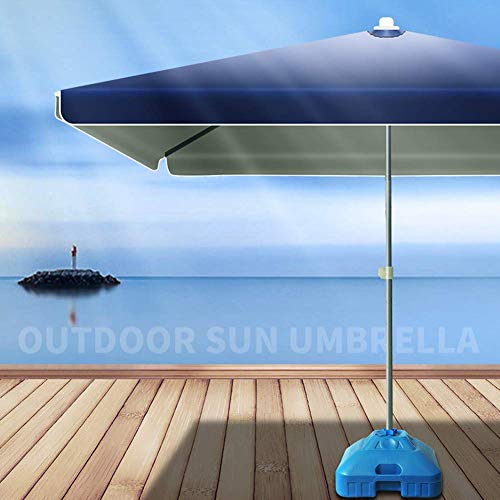 Parasol rectangulaire suspendu imperméable 2.8m de qualité supérieure pour patio - 4