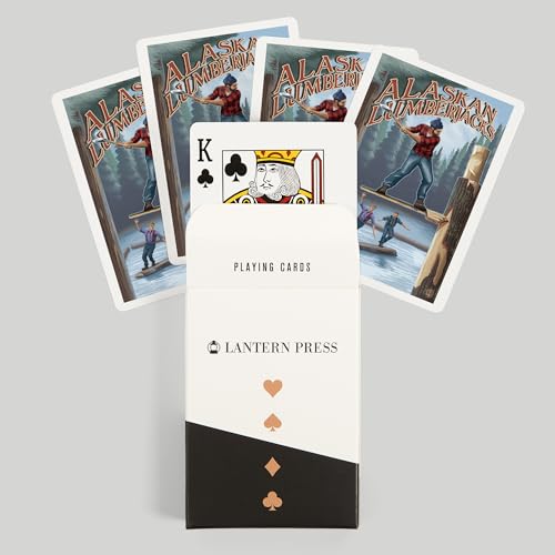 Baraja de Naipes Póker Alaskan Lumberjacks 52 Cartas miniatura 6