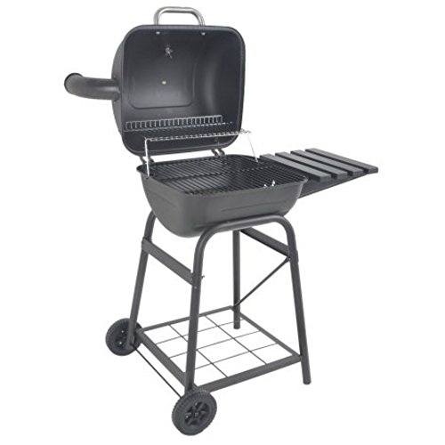 26 Inch Charcoal Barbeque Grill with Lid & Warming Rack For Outdoor BBQ Cooking