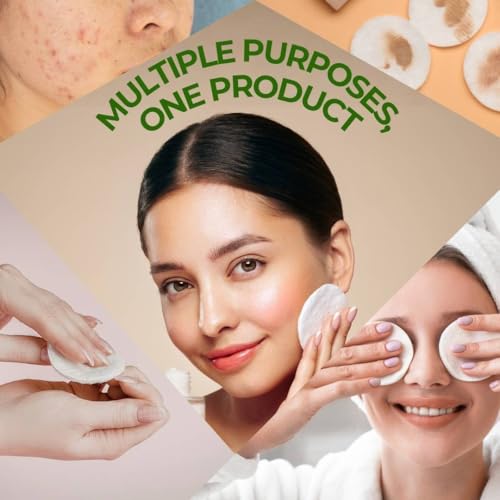 Image of Reusable Bamboo Cotton Pads for Makeup Removal & Face Cleansing | Ultra Soft, Washable up to 60 Times | Use with Toner, Micellar Water & Cleanser | Pack of 1
