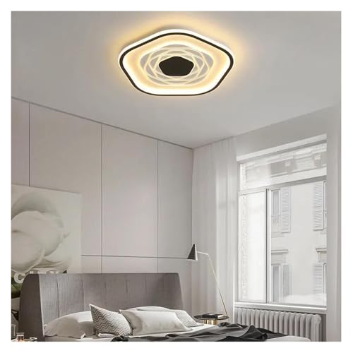 Plafonnier LED pentagonal moderne 50cm à éclairage d'intérieur puissant