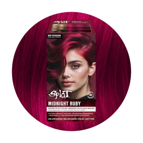Splat Midnight Ruby Semi Permanent Hair Dye Kit, 1 Application