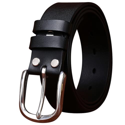 Ceinture Homme en Cuir Véritable Pleine Fleur Faite Main Design Robuste