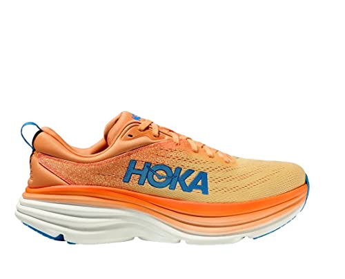 HOKA HOKA ONE ONE Hoka Men's Bondi 8 Shoes (Impala/Mock Orange, us_Footwear_Size_System, Adult, Men, Numeric, Medium, Numeric_12)
