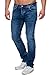Produktbild Tazzio Jeans Herren Slim Fit Stretch Jeanshose Hose Denim 16531 (32/34, Blau)