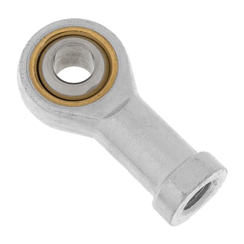 HALLMERS 10mm Bore M10 Female Left Hand Thread Rod End Bearing Metric Rose Joint - Heim Spherical Swivel Threaded Shaft Eye Hardware Steering Control Linkage