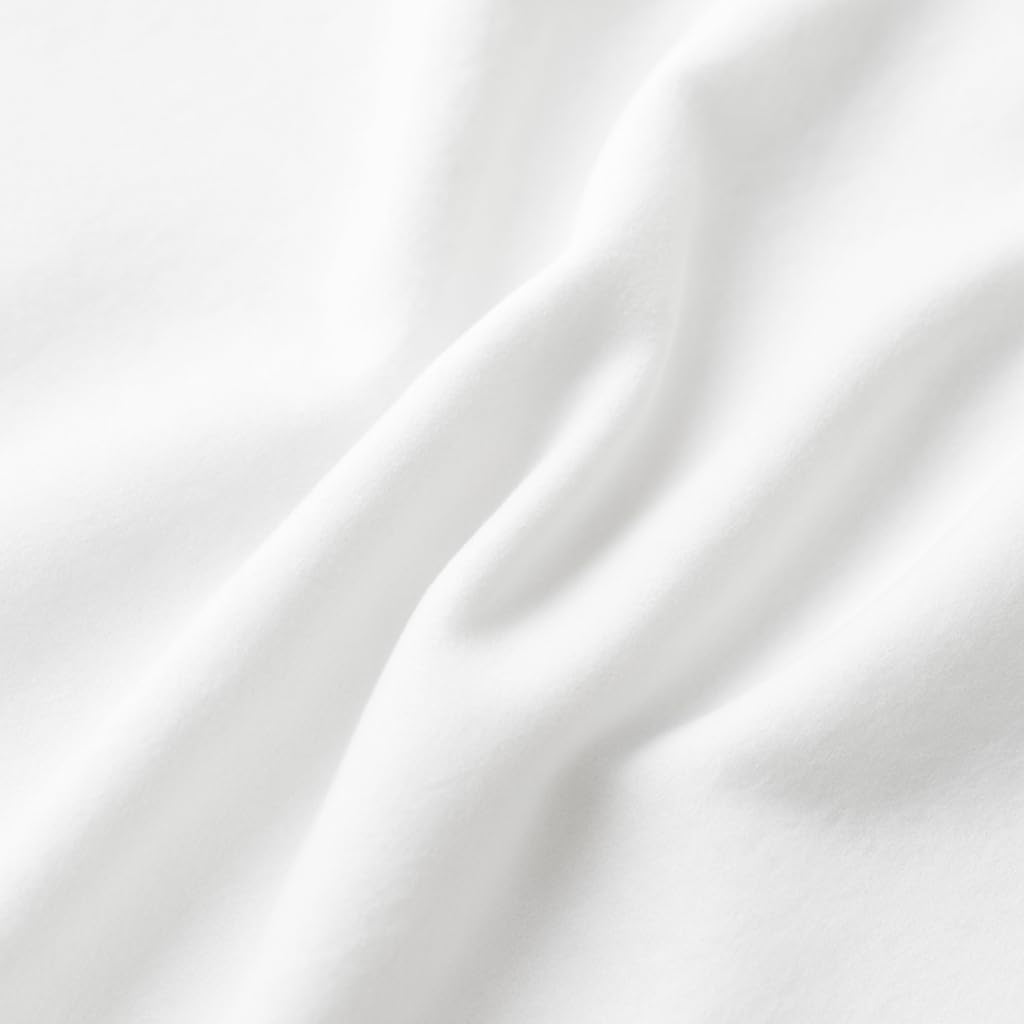 Carpe Sonno Biber Bettwäsche 135x200cm Weiß [Made in Germany] - 100% Baumwolle - Set 2 teilig Kissen und Decke | Flanell Bettwäsche 135x200 Winter | Biber Bettbezug | Winterbettwäsche kuschelig